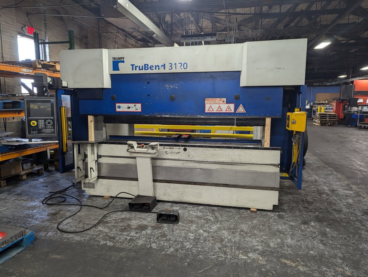 132 ton x 10' Trumpf Trubend 3120 Press Brake, 2008 - Image 2