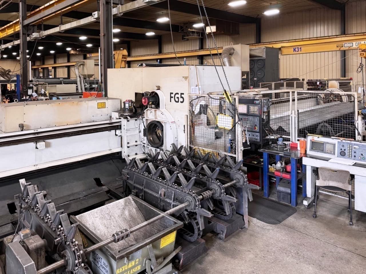 2,500 Watt Mazak Fabri Gear 300 Tube Laser, 2007- Recent Turbo Replacement - Image 11