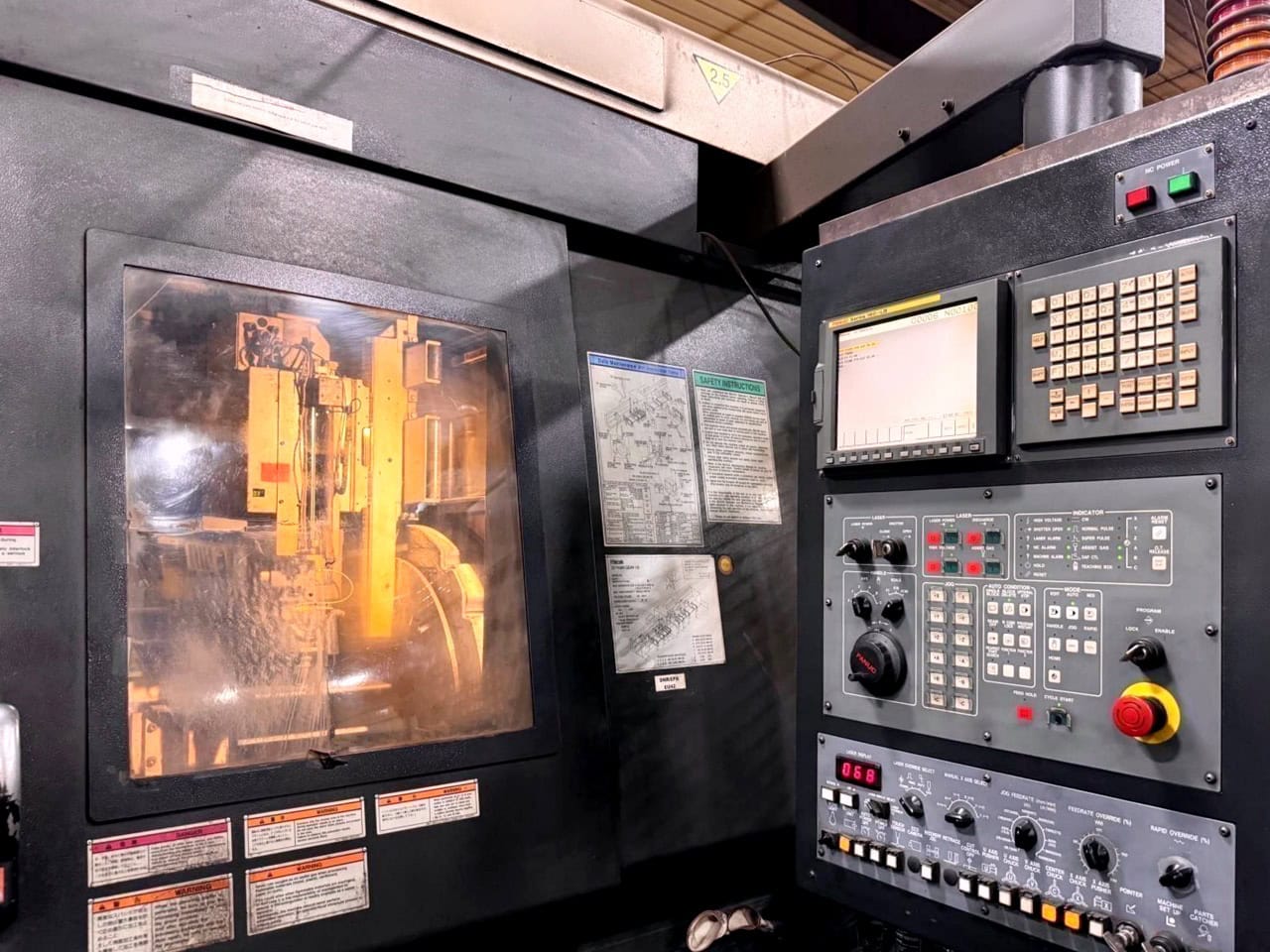 2,500 Watt Mazak Fabri Gear 150 Tube Laser, 2007 - Recently Replaced Resonator - Image 2