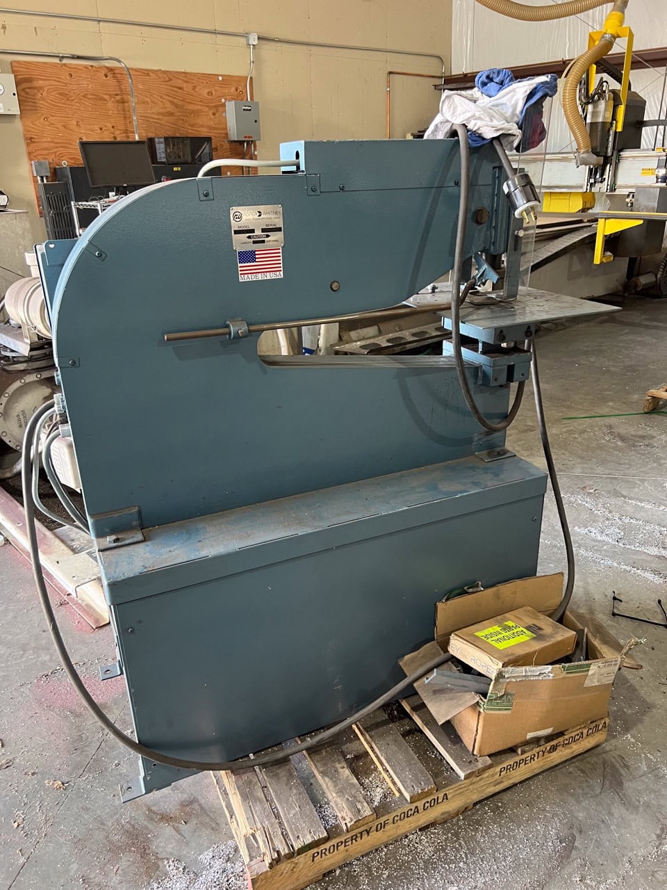 8 Ton Roper Whitney Model #134 Hydraulic Press, 2020 - Tooling Included - Image 2