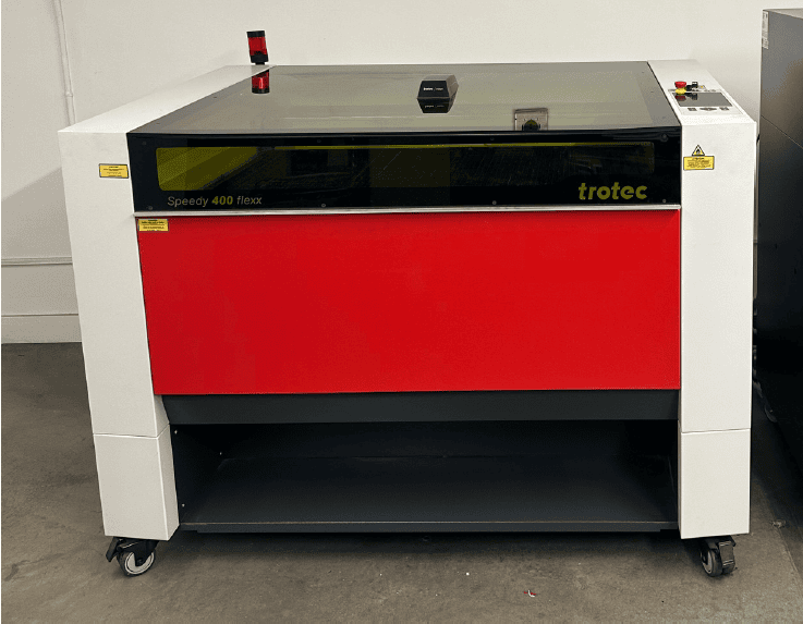120W Co2/10-50W Fiber Trotec Speedy 400 Flexx, 2023 - Includes Bofa AD1550iQ Fume Extractor - Image 2