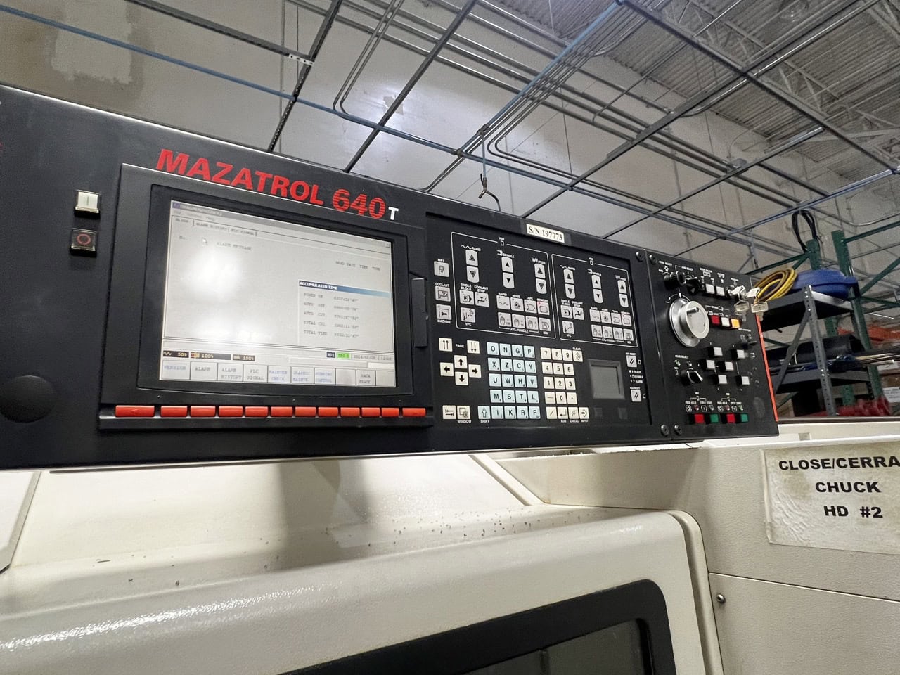 Mazak Multiplex 6300Y CNC Lathe Turning Center, 2007 - Y-Axis, Live Tool Milling, LNS Bar Feeder - Image 3
