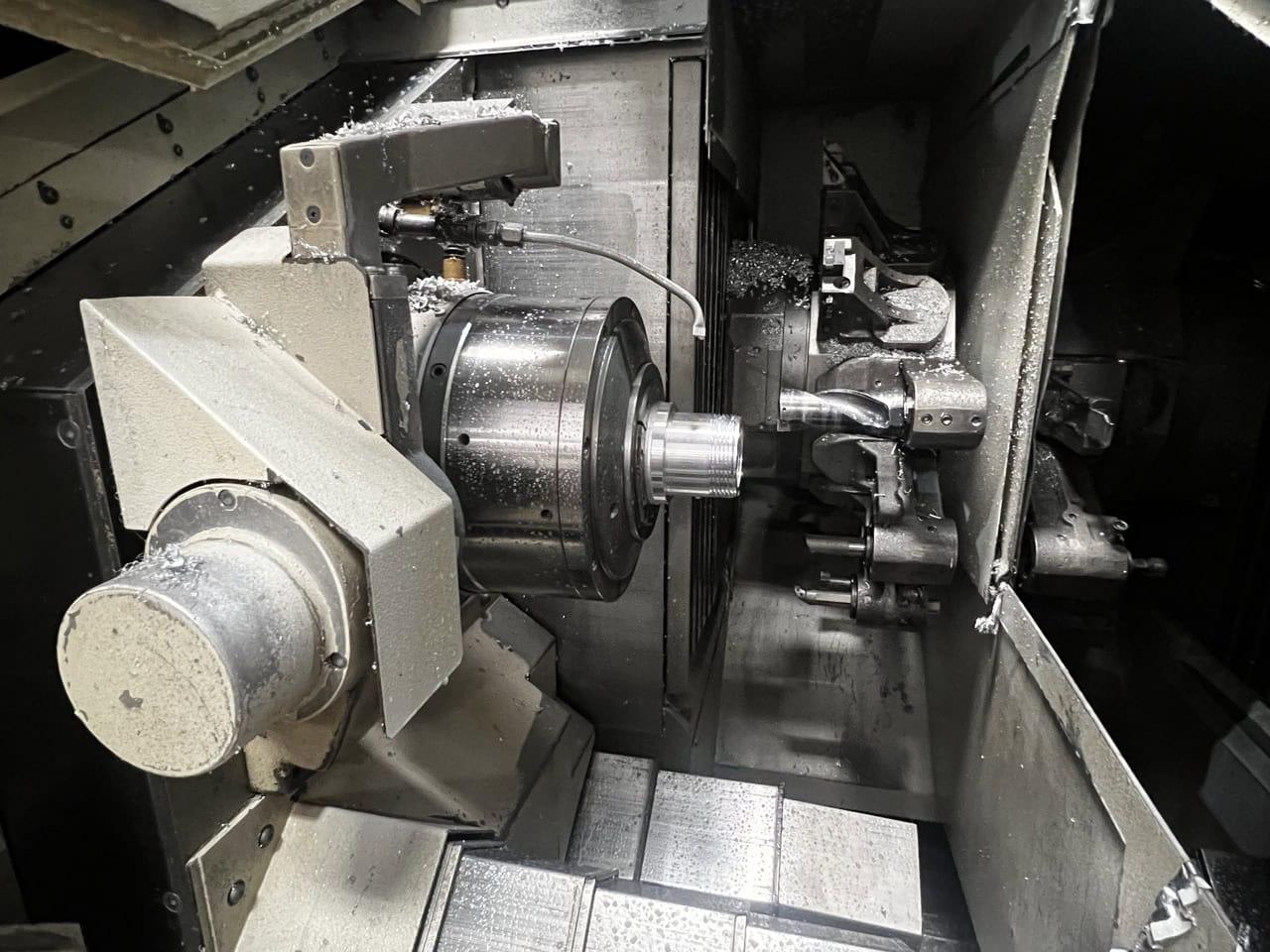 Mazak Multiplex 6300Y CNC Lathe Turning Center, 2007 - Y-Axis, Live Tool Milling, LNS Bar Feeder - Image 6