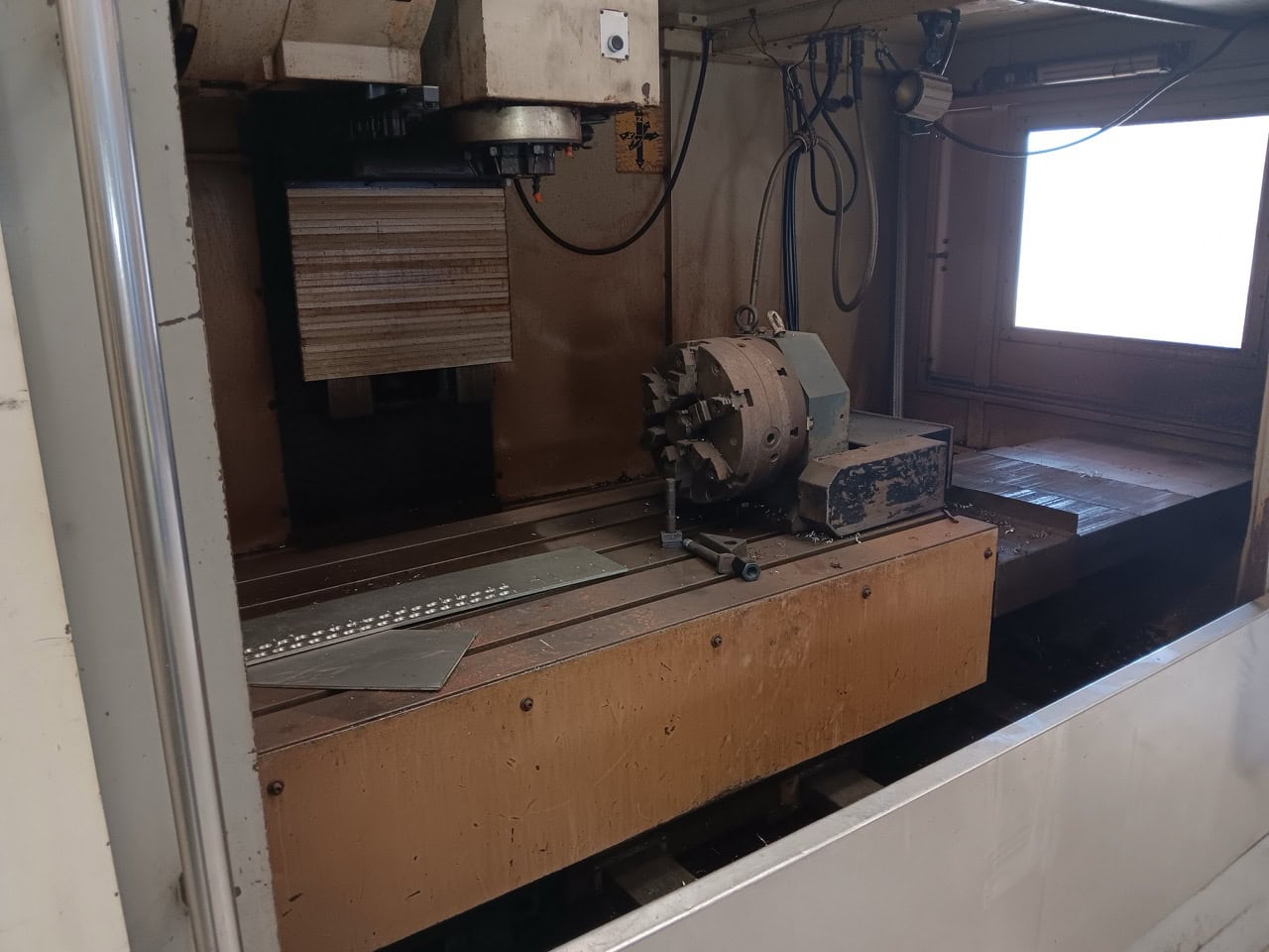 Sharp SV-6030, VMC, 2008 - w/ 4th Axis Rotary, CTS, 10,000 RPM Spindle, Box Way Machine, Under Power Inspection Ready - Image 12