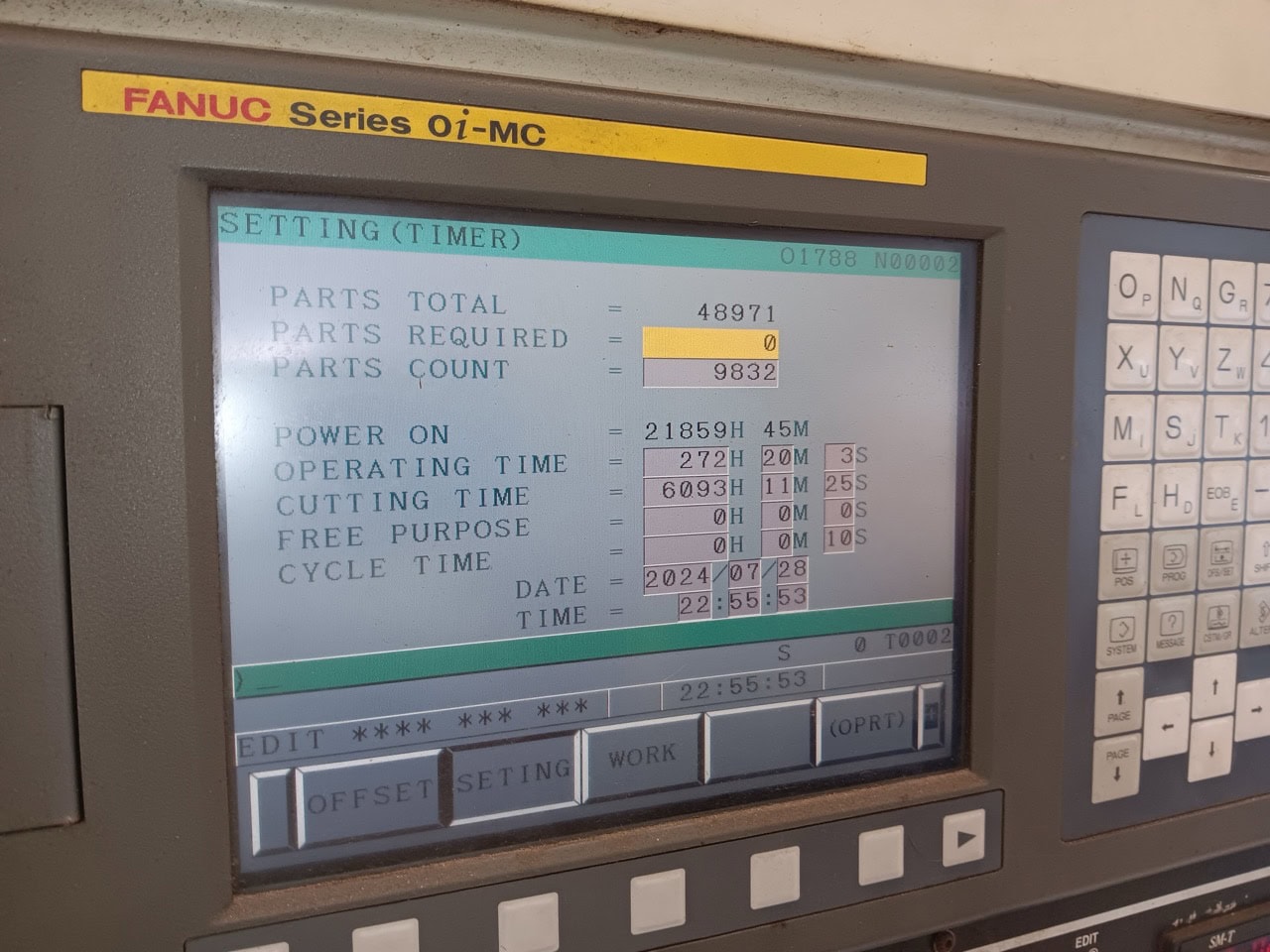 Sharp SV-6030, VMC, 2008 - w/ 4th Axis Rotary, CTS, 10,000 RPM Spindle, Box Way Machine, Under Power Inspection Ready - Image 15