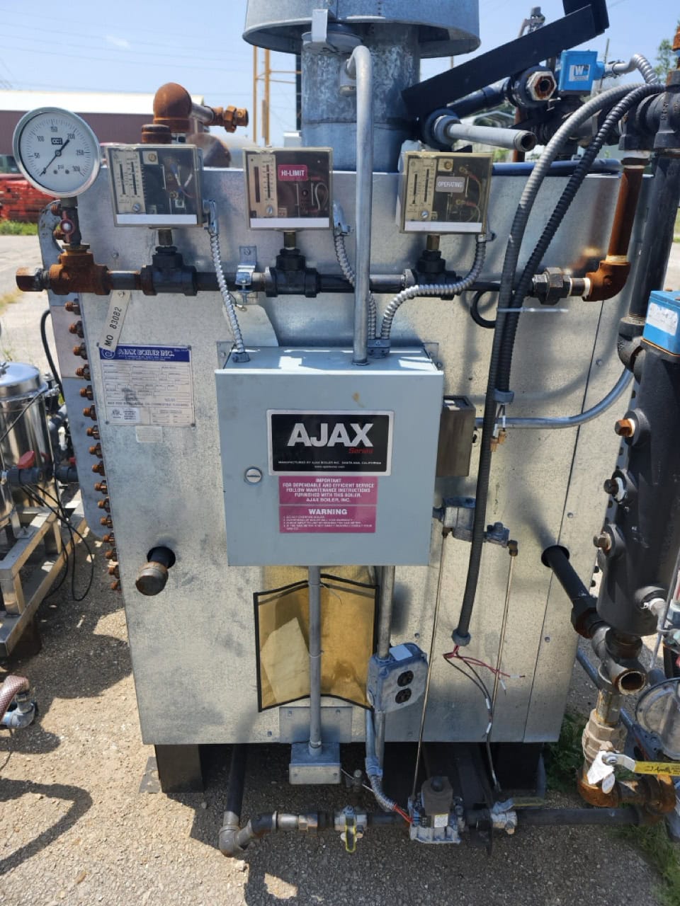 10 HP Ajax SRNG-10 High Pressure Steam Boiler - Includes Reverse Osmosis Filtration System - Image 5
