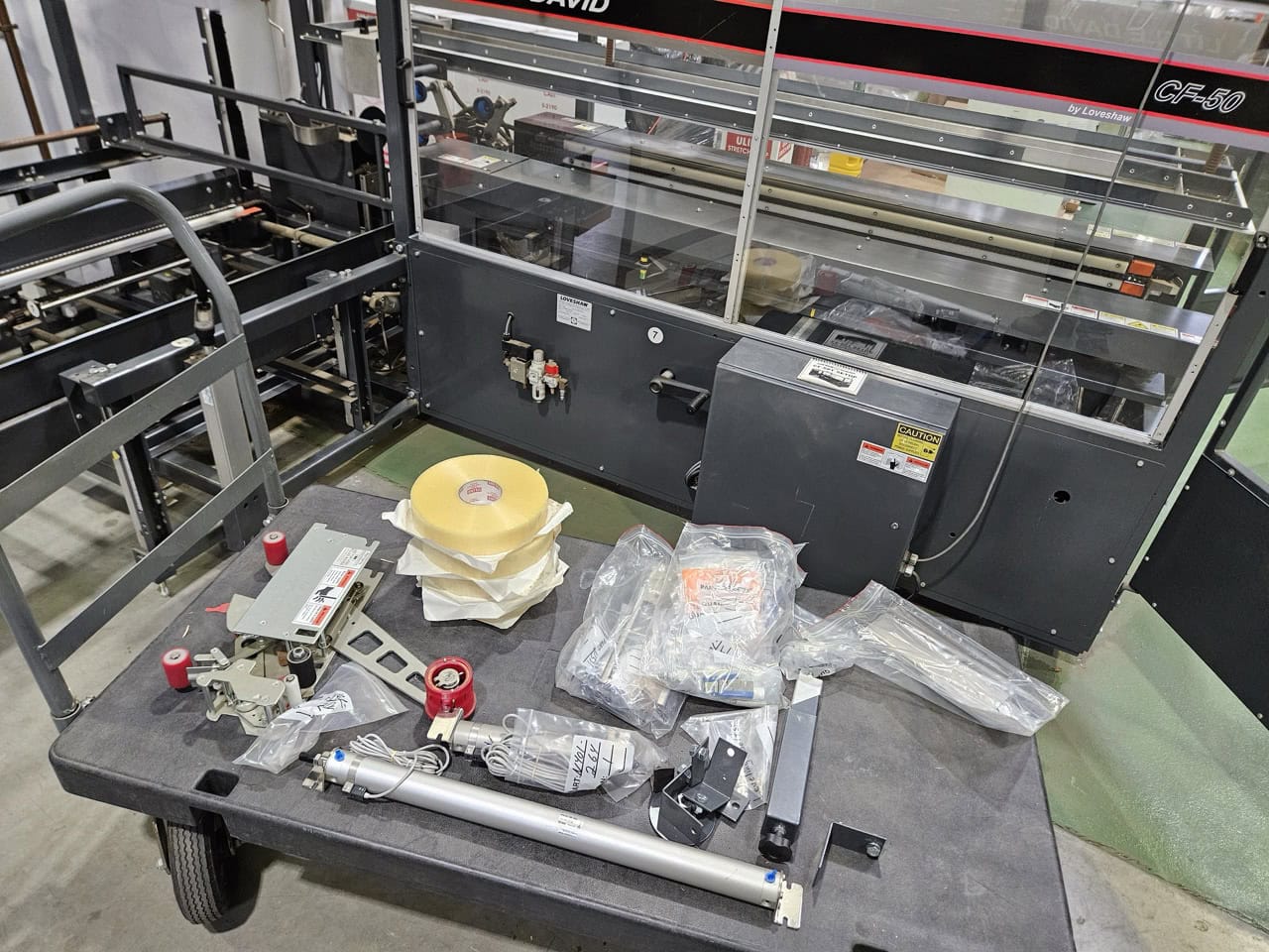 Little David Loveshaw CF-50 Case Erector, Tape - Image 7