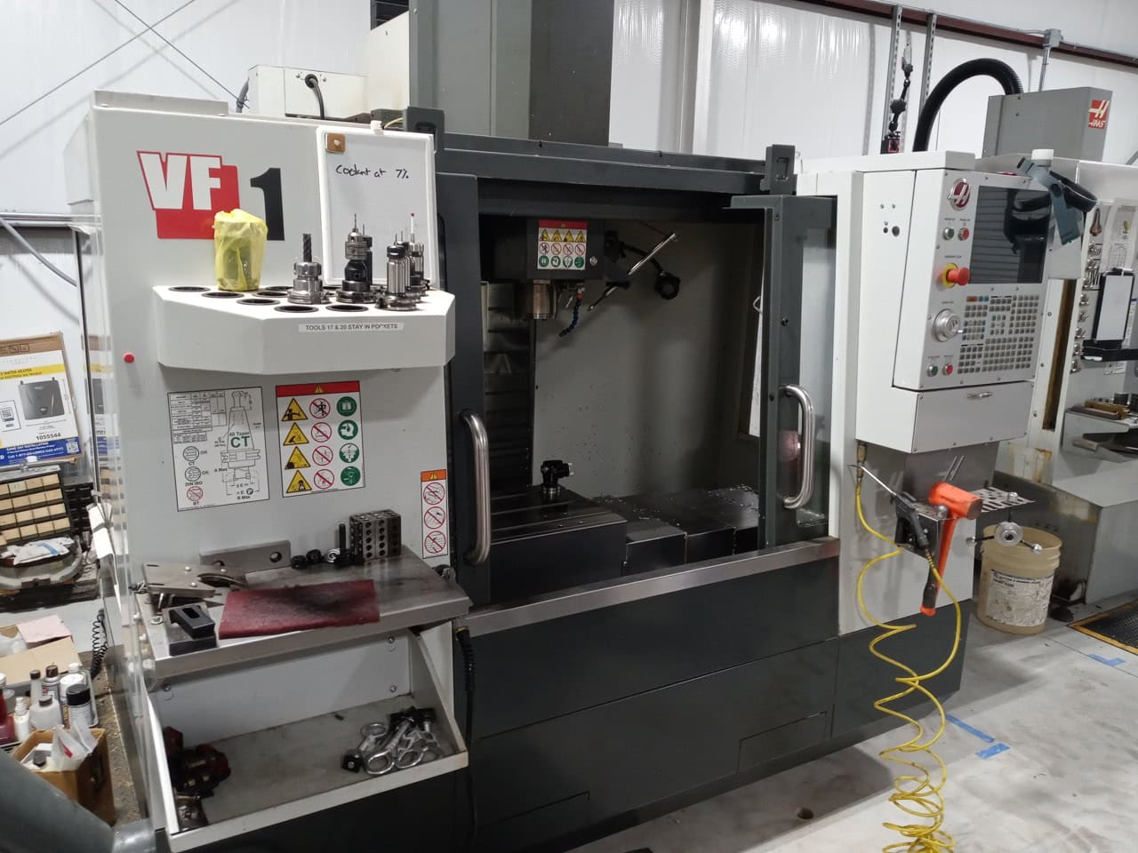 Haas VF-1 VMC, 2018 - Chip Auger, Probe - Image 3