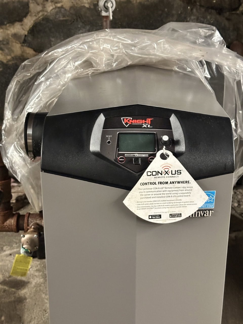 800,000 BTU Lochinvar KBN-801 Boiler, 2020 (3) - Image 2