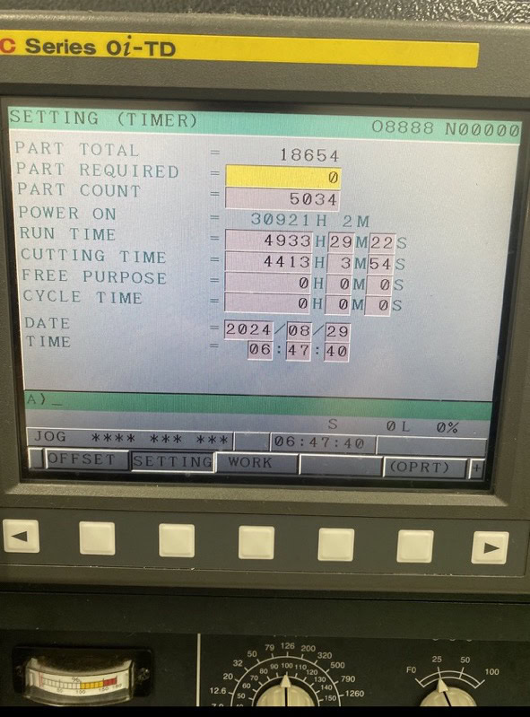 Feeler FT-250 CNC Lathe, 2013 - Tailstock, Chip Conveyor, Steady Rest Included - Image 5
