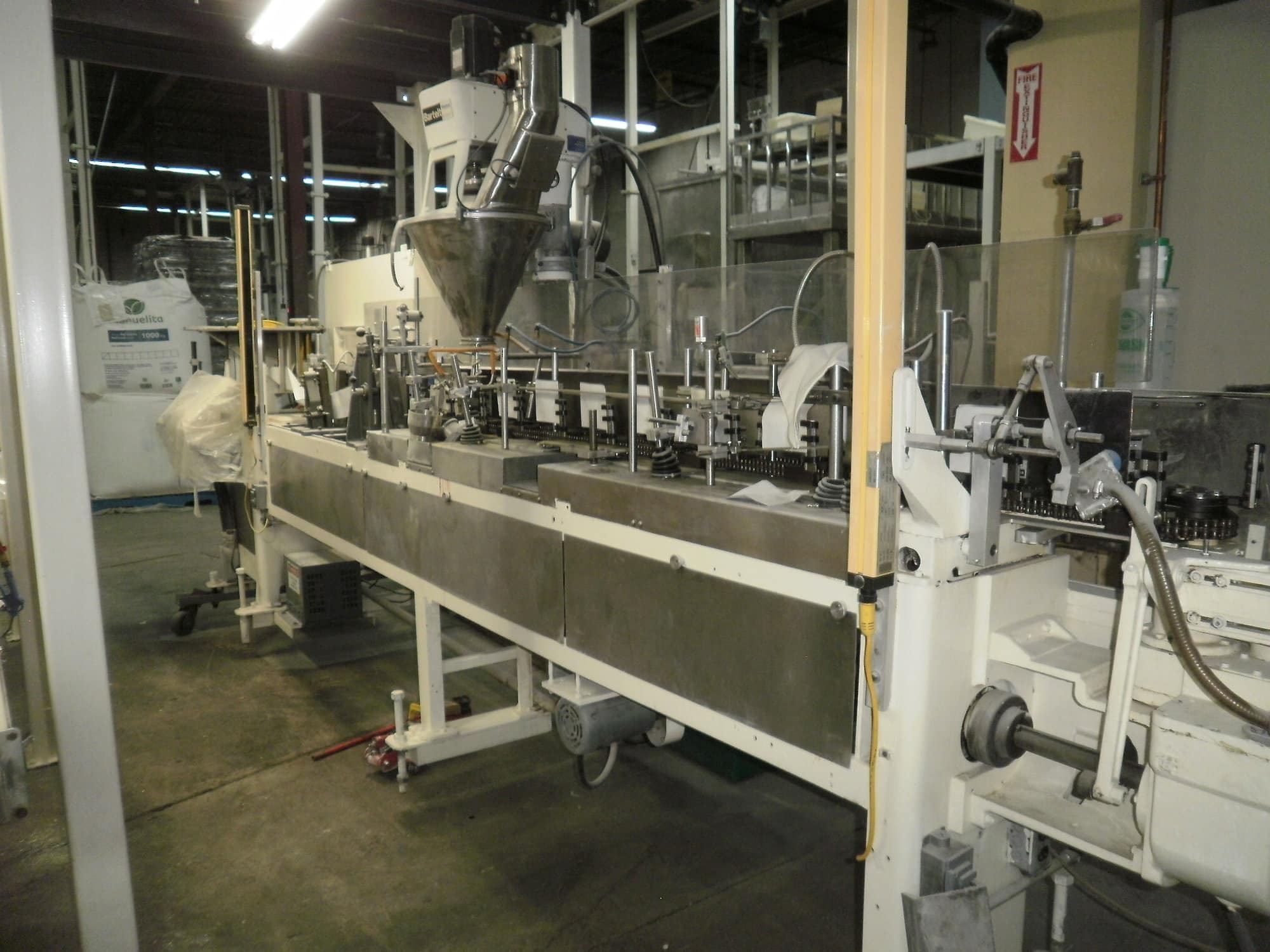 Bartelt IM 9-12 Horizontal Form-fill and Seal Packaging Machine- Model D Servo Auger filler, 2 Filling Stations