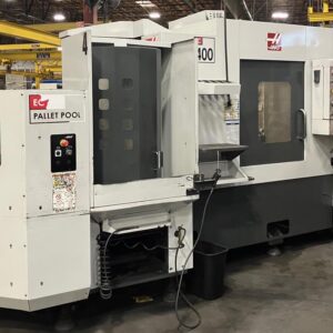 Haas EC-400-PP HMC, 2012 - 6 Station Pallet Pool, 70 Tool ATC, Renishaw Probe