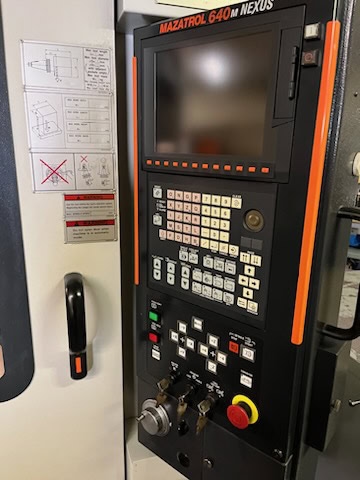 Mazak Nexus 410A VMC, 2006 - 4th Axis Rotary, Through Spindle Coolant, Tooling, Chip Auger, Tool Probe, Low Hours - Image 2