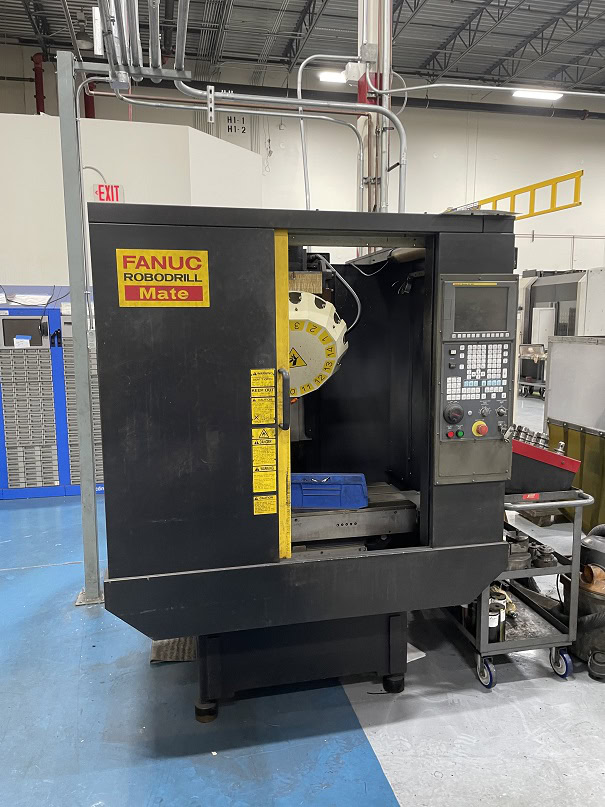 Fanuc Robodrill Mate CNC Drill & Tap VMC, 2007 - 14 Station Turret, Fanuc OI-MC Control, Coolant System, Videos Available