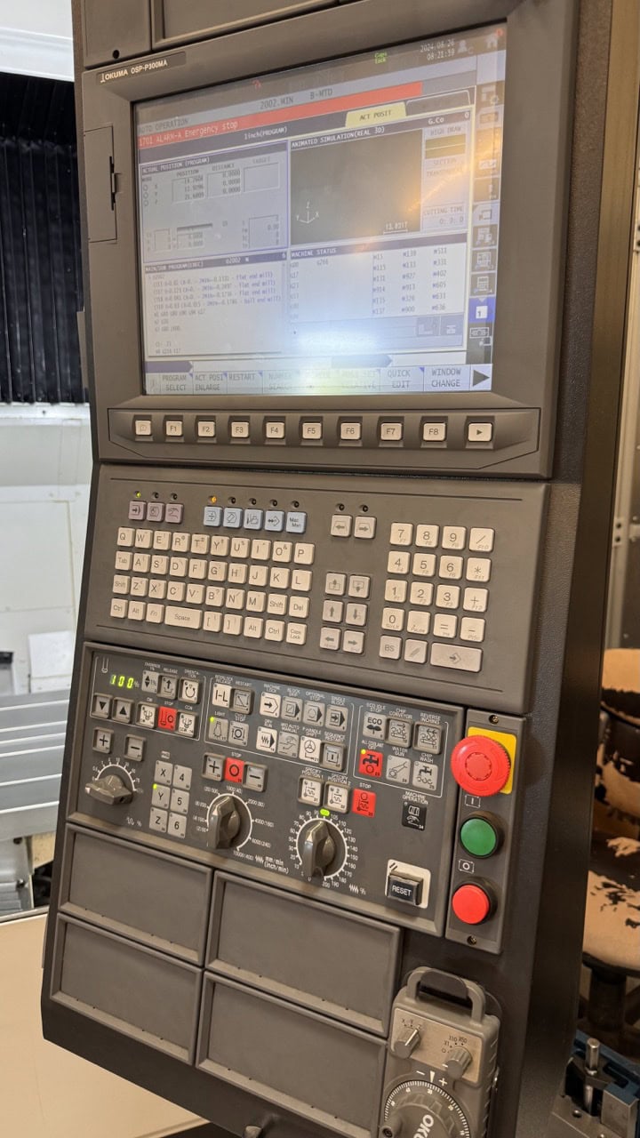 Okuma Genos M560-V VMC, 2021 - Probe, Tool Setter, 15k RPM Spindle - Image 3
