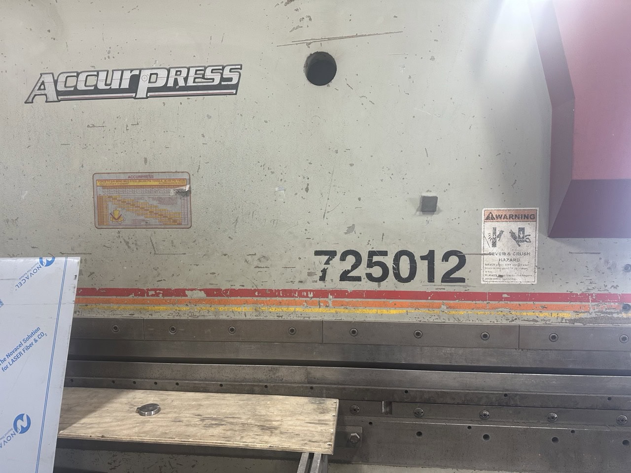250 Ton x 12' Accurpress 725012 CNC Press Brake, 2008 - Image 2
