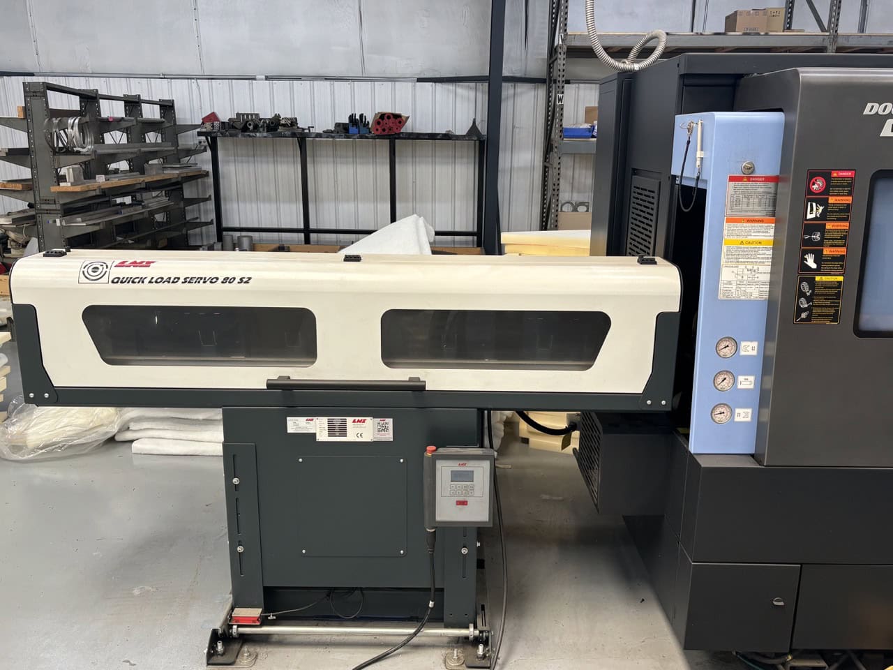 Doosan Lynx 2100 LSYA CNC Lathe, 2021 -LNS Barfeed, Y-axis, C-Axis Sub-Spindle - Image 3