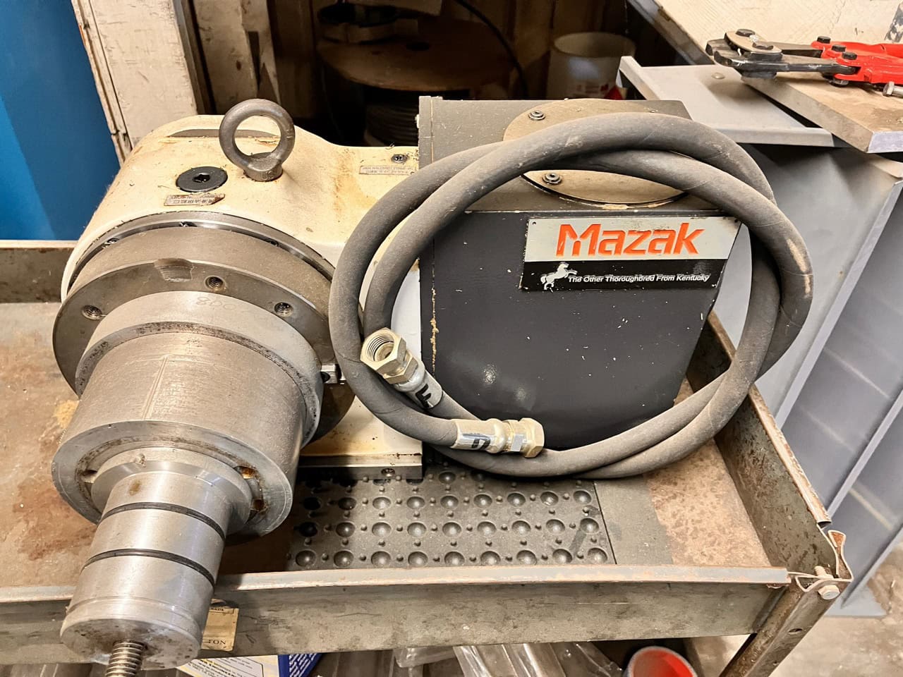 Mazak Nexus 410A VMC, 2006 - 4th Axis Rotary, Through Spindle Coolant, Tooling, Chip Auger, Tool Probe, Low Hours - Image 13