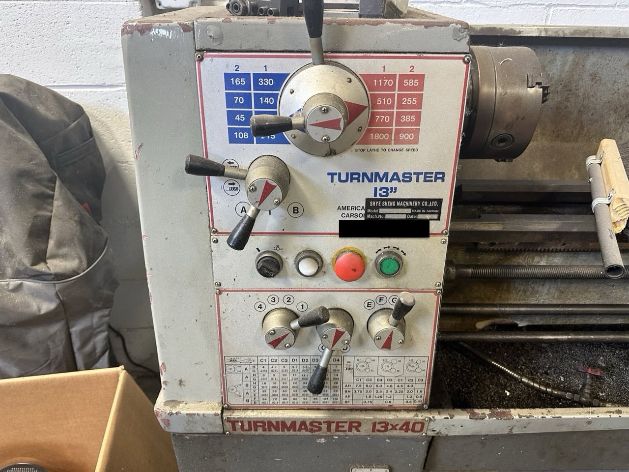 13"x40" Lagun American Turnmaster Lathe - Image 2