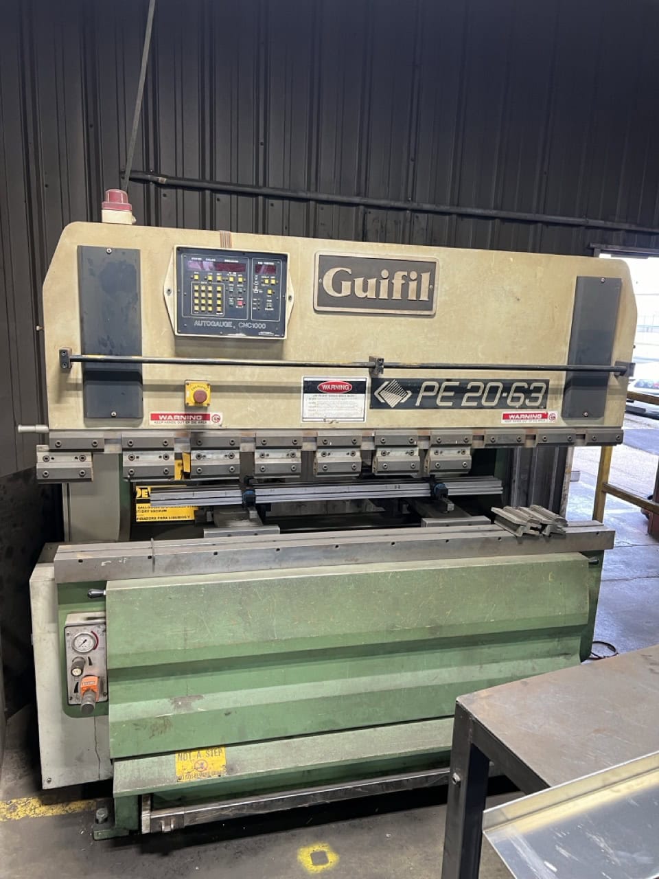 69 Ton x 6.6' Guifil PE 20-63 Hydraulic Press Brake, 1996