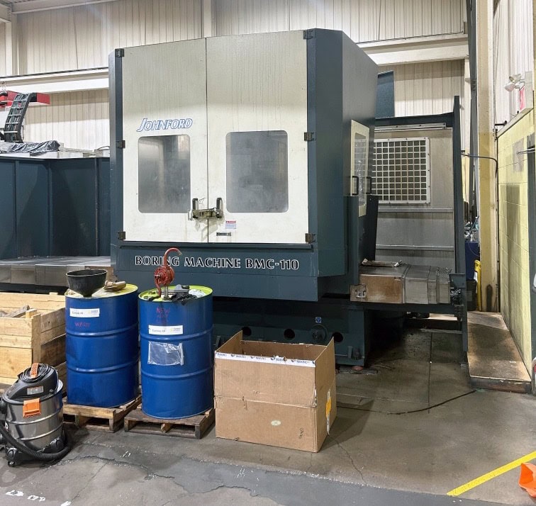 Johnford BMC-110 Horizontal Boring Mill, 2012 - Coolant Thru Spindle, 60 Tool Changer, Full 4th Axis, Fanuc - Image 2
