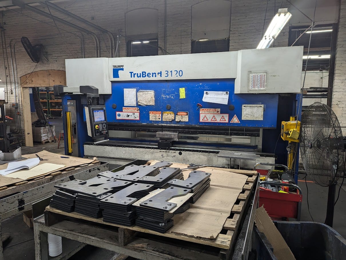 132 ton x 10' Trumpf Trubend 3120 Press Brake, 2008 - Image 3