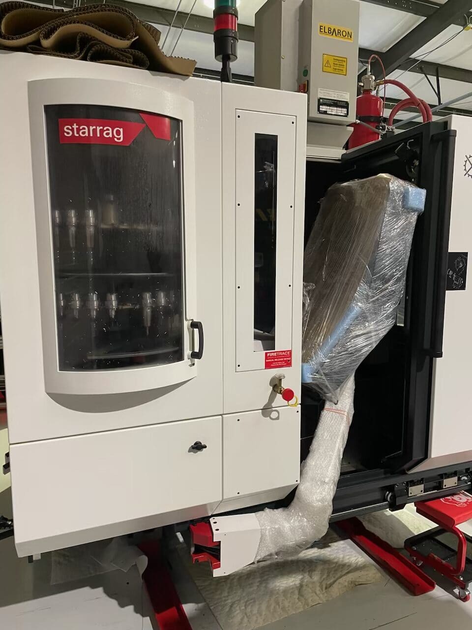Starrag Bumotec s191H Turnmill Center, 2019 - 3 Spindles, Probe, 1500 PSI, Tooling Included - Image 2