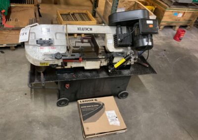klutch 7 inch x 12 inch metal bandsaw model 49465