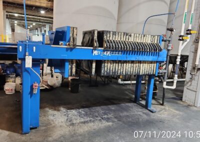 met-chem filter press with aro diaphragm pump