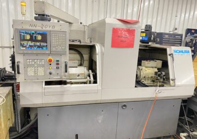nomura nn-20yb cnc swiss screw machine with bar feed 2008