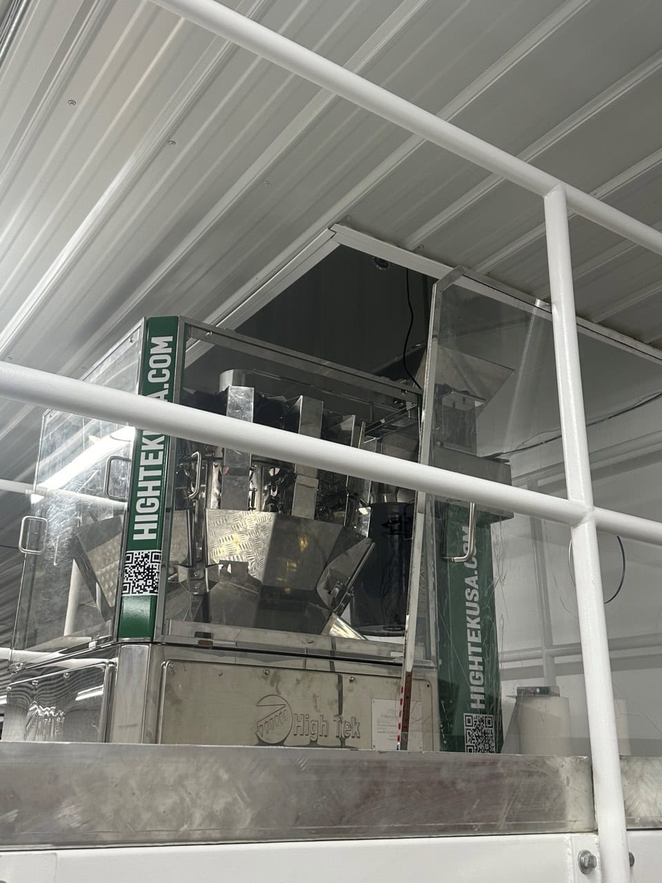 Hightek HTMW-T2-0.1F-NW (SS-4.0G) Premium 14 Head Multi-Head Scale with Diverting Collection Bucket Assembly and Platform, 2022