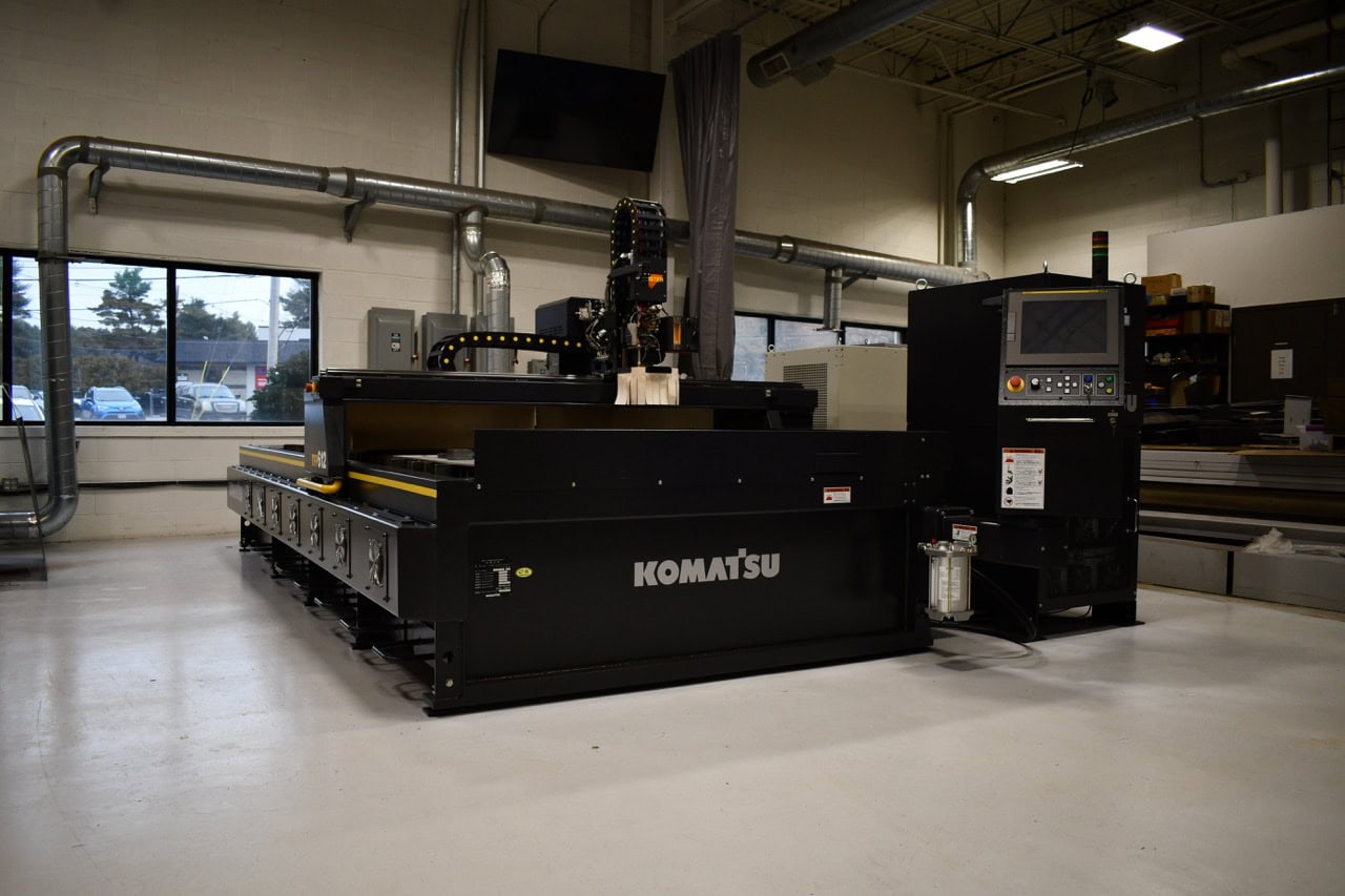 6' X 12' Komatsu TFP612-3 3 Series CNC Oxyfuel-Plasma Cutting System, 2023 - Komatsu 300 Amp, Warranty