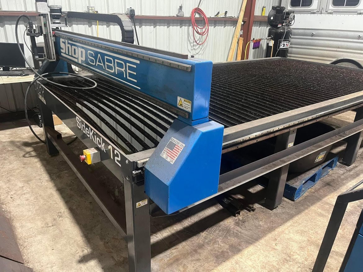 6' x 12' ShopSabre Sidekick 12 Plasma Table, 2022 - Hypertherm powermax 85