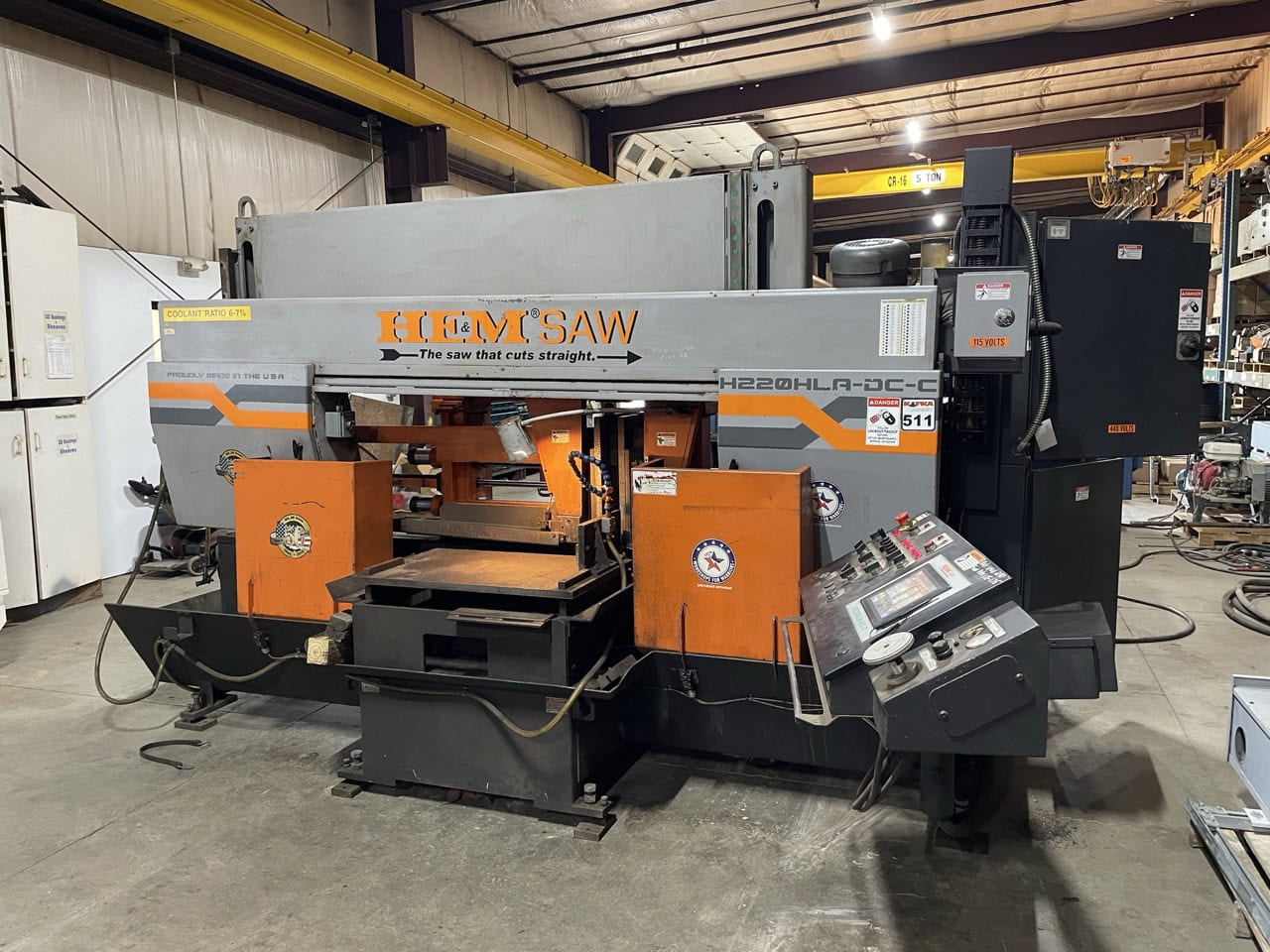 21" H x 26" W HEM H220HLA-DC-C Double Column Band Saw, 2016