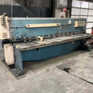 3/16" x 10' Amada M-3045 Mechanical Power Squaring Shear, 1984 - Backgauge