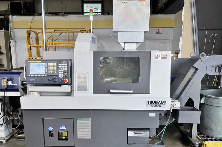 Tsugami S205 Swiss CNC Lathe, 2018 - Firetrace, Edge Bar Feeder, Mist Collector - Image 2
