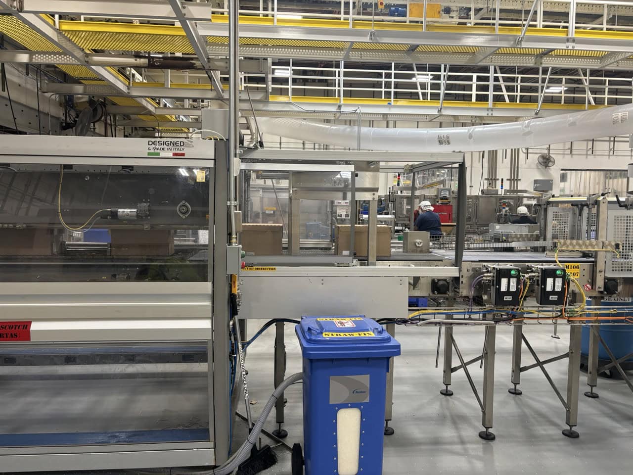 SMI WP 600 Ergon Wrap-Around Case Packer for Corrugated Cardboard Boxes with SMI DV 500 S Ergon Multilane Product Divider, 2020 - Image 2