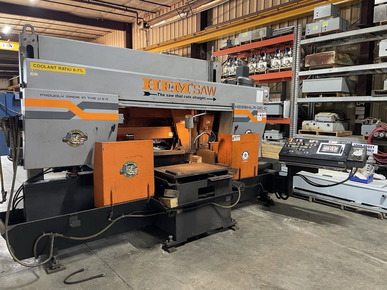 21" H x 26" W HEM H220HLA-DC-C Double Column Band Saw, 2016 - Image 2