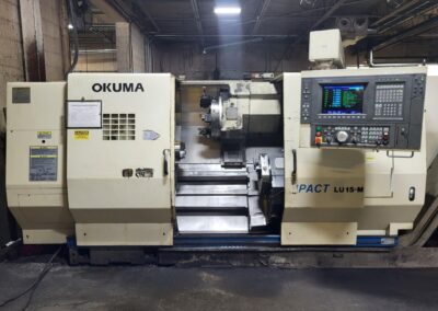 2000 okuma impact lu-15m live tool cnc turning center