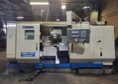 2003 okuma simul turn lu-300m live tool cnc turning center
