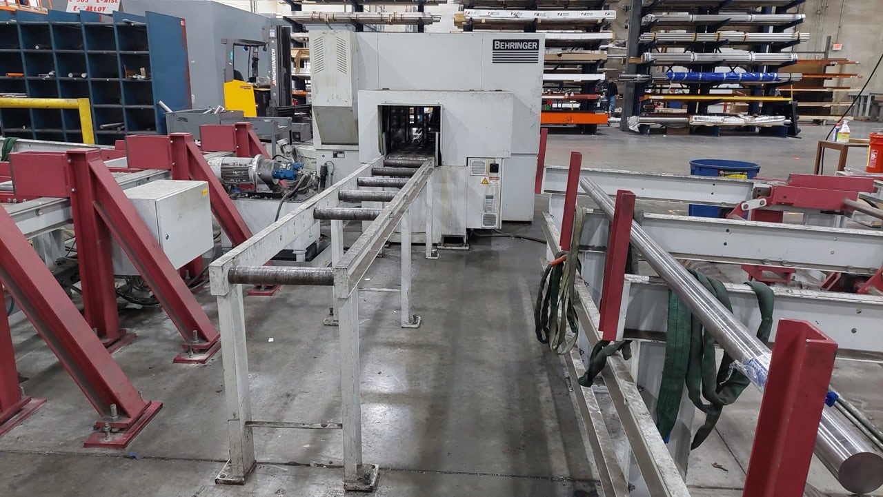 Behringer HBE261A Dynamic Automatic Horizontal Band Saw, 2018 - 14' Inclined Loading Magazine - Image 4