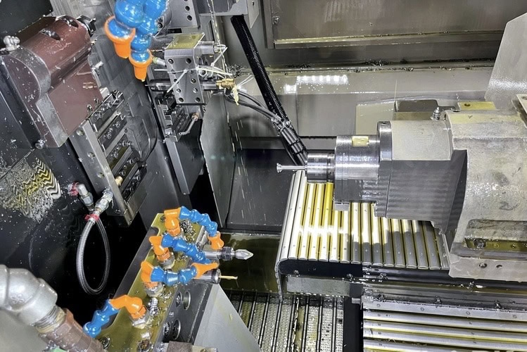 Tsugami S205 Swiss CNC Lathe, 2018 - Firetrace, Edge Bar Feeder, Mist Collector - Image 3