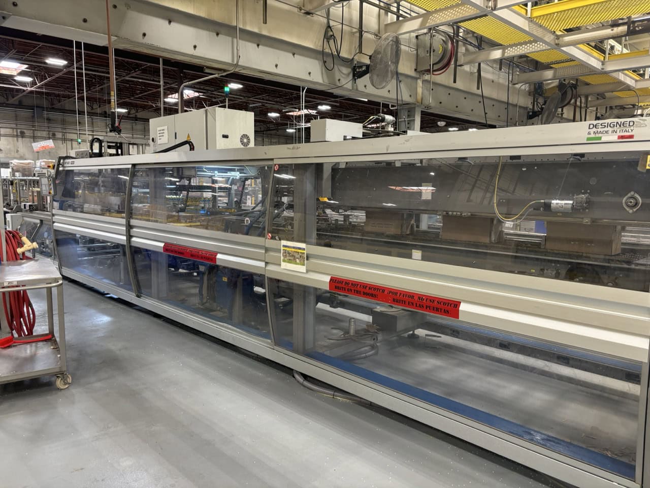 SMI WP 600 Ergon Wrap-Around Case Packer for Corrugated Cardboard Boxes with SMI DV 500 S Ergon Multilane Product Divider, 2020 - Image 3
