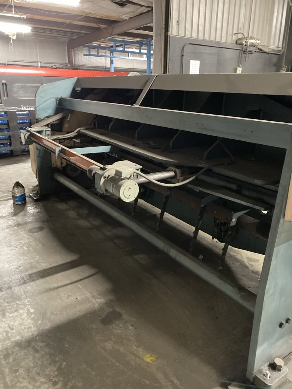 3/16" x 10' Amada M-3045 Mechanical Power Squaring Shear, 1984 - Backgauge - Image 3