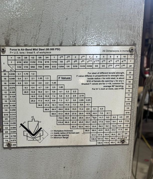 Primeline S350B12, 350 Ton x 12', Hydraulic Press Brake, 2016 - Floor Flush No Pit - Image 3