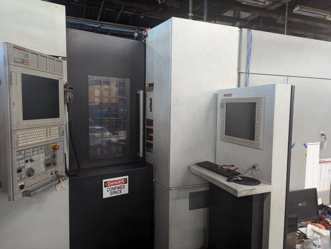 Mori NH-6300 DCGII CNC HMC, 2013 - TSC, Pallet Pool, Chip Conveyor, 330 Tool Magazine, Probing - Image 4