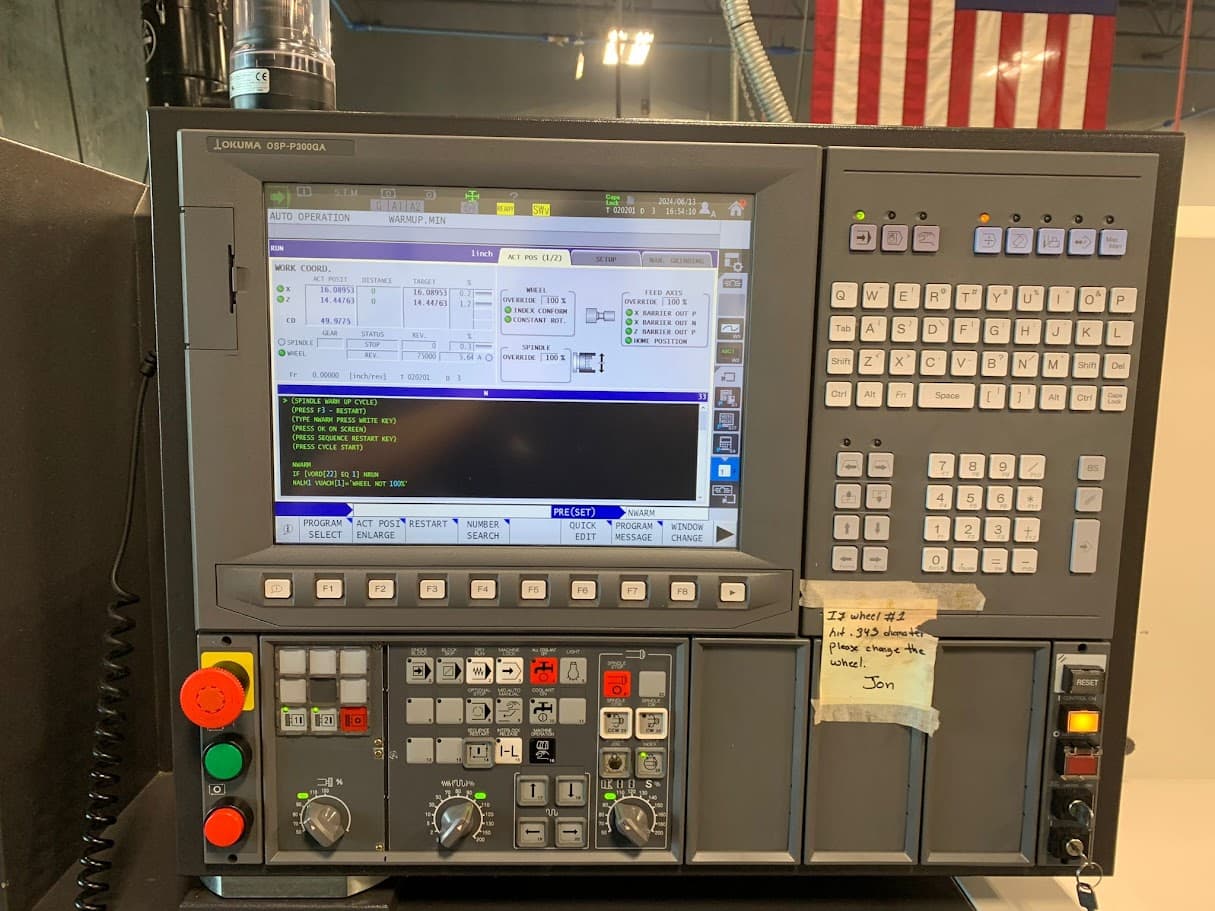Okuma GI-20NII-2WS CNC Internal Grinder, 2021 - Low Hours - Image 5