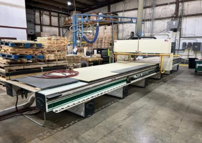5ft x 29ft cr onsrud 288g12 panel pro router with dekker vacuum pump 2009