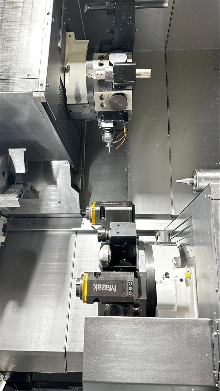 Mazak HQR-250MY Multi-Tasking Lathe, 2016 - Twin Turret, Y-Axis, Live Tooling, All Tooling Included - Image 6
