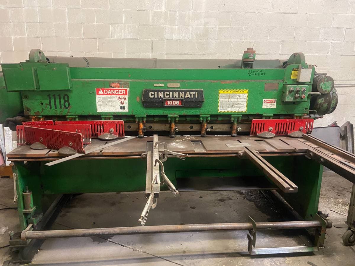 10 Ga Cincinnati 1008 Shear